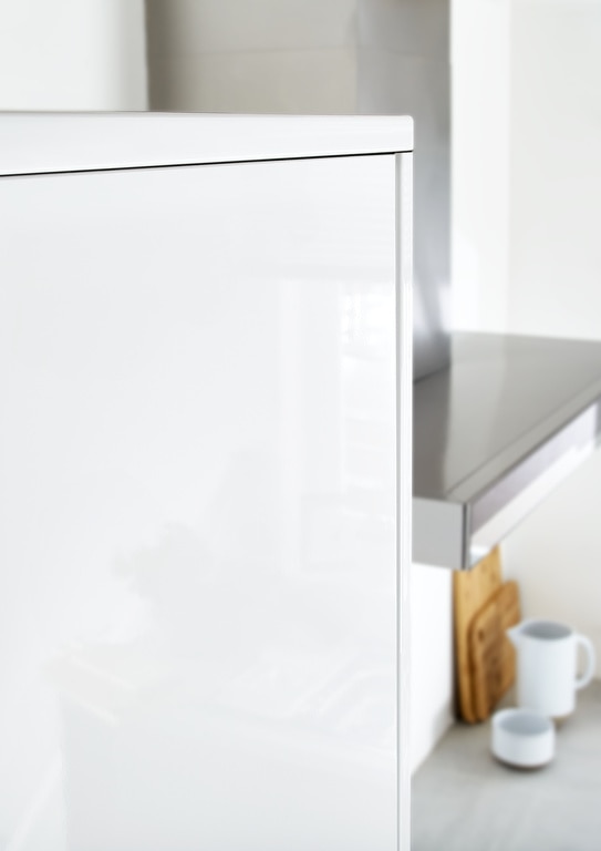 Panou baza, 90 x 61 cm, alb, lucios GoodHome Stevia and Garcinia