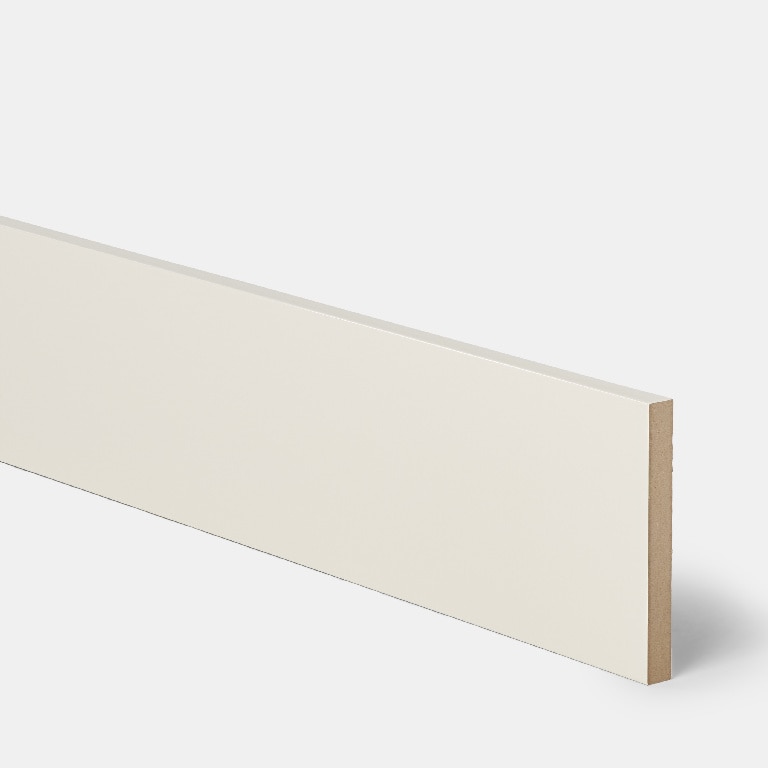 Plinta de bucatarie, MDF, crem, aspect lucios, 2400mm x 16 mm x 150 mm GoodHome Stevia