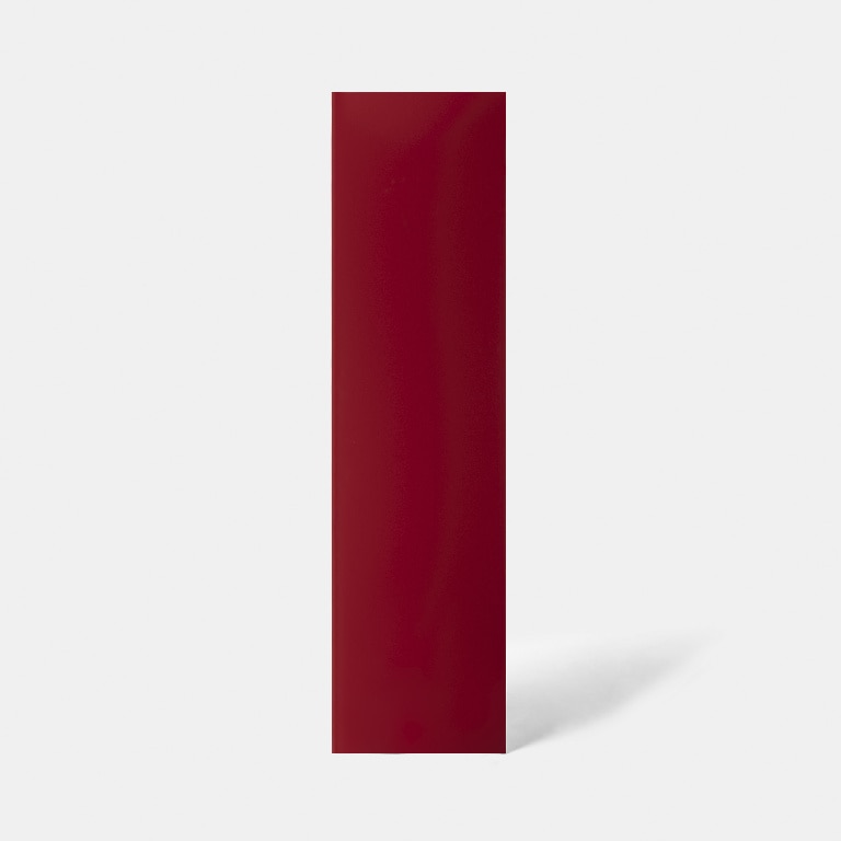 Panou terminal pentru coloana GOODHOME Stevia, 2400 x 610 x 18 mm, rosu