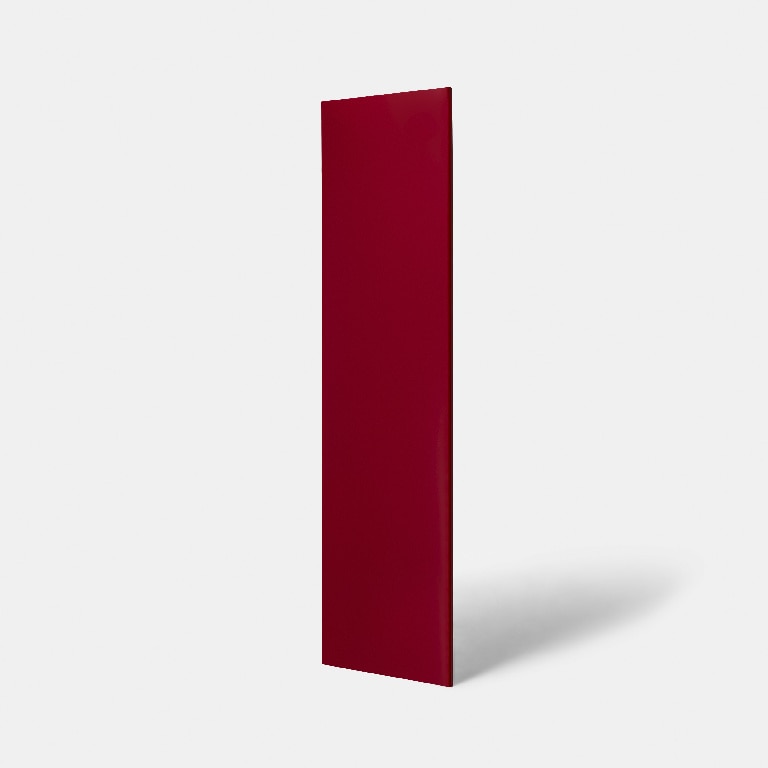 Panou terminal pentru coloana GOODHOME Stevia, 2400 x 610 x 18 mm, rosu