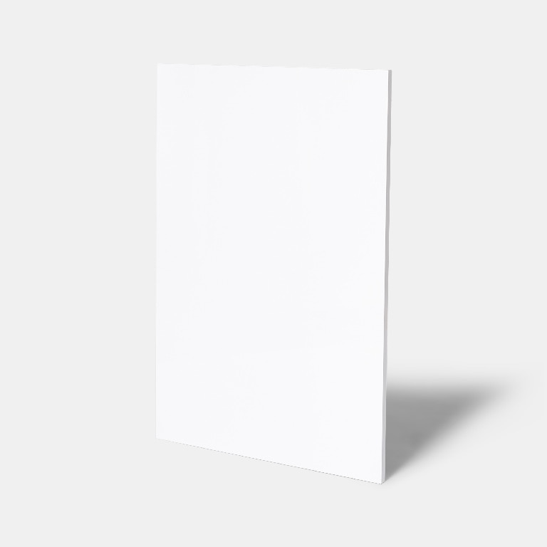 Panou baza, 87 x 59 cm, alb, lucios  GoodHome Alisma