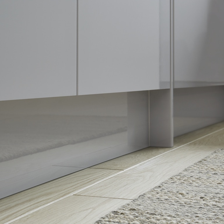 Plinta interior, alb, bucatarie, 240 x 15 x 2 cm, 1.6 mm  GoodHome Alisma