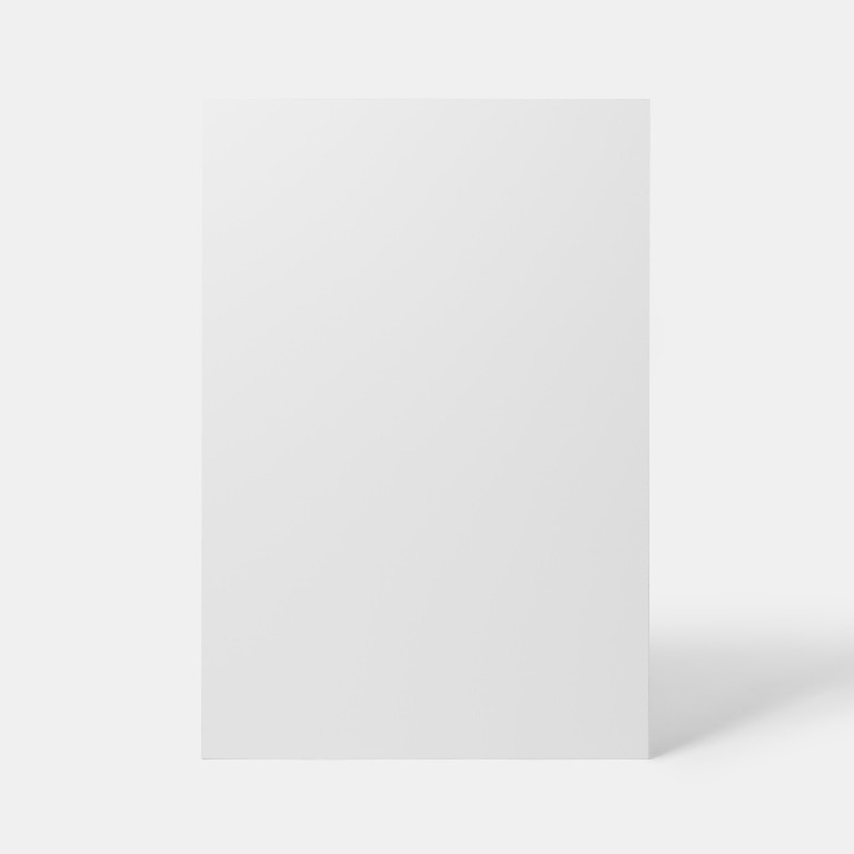 Panou, TERM SUPRT, 87 x 59 cm, alb, mat  GoodHome Artemisia