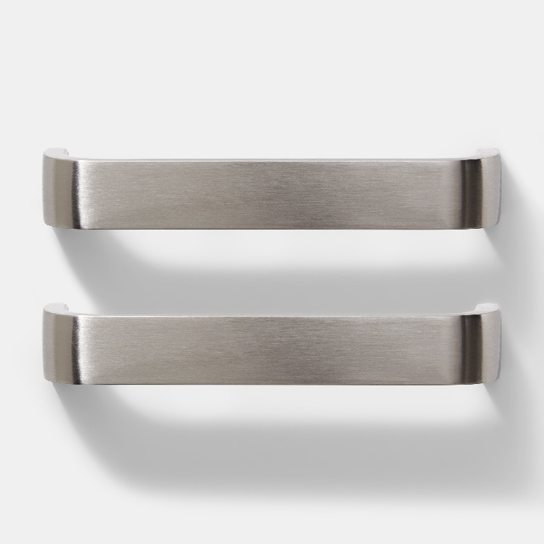 Maner rotund, 17 cm, gri, efect nichelat  GoodHome