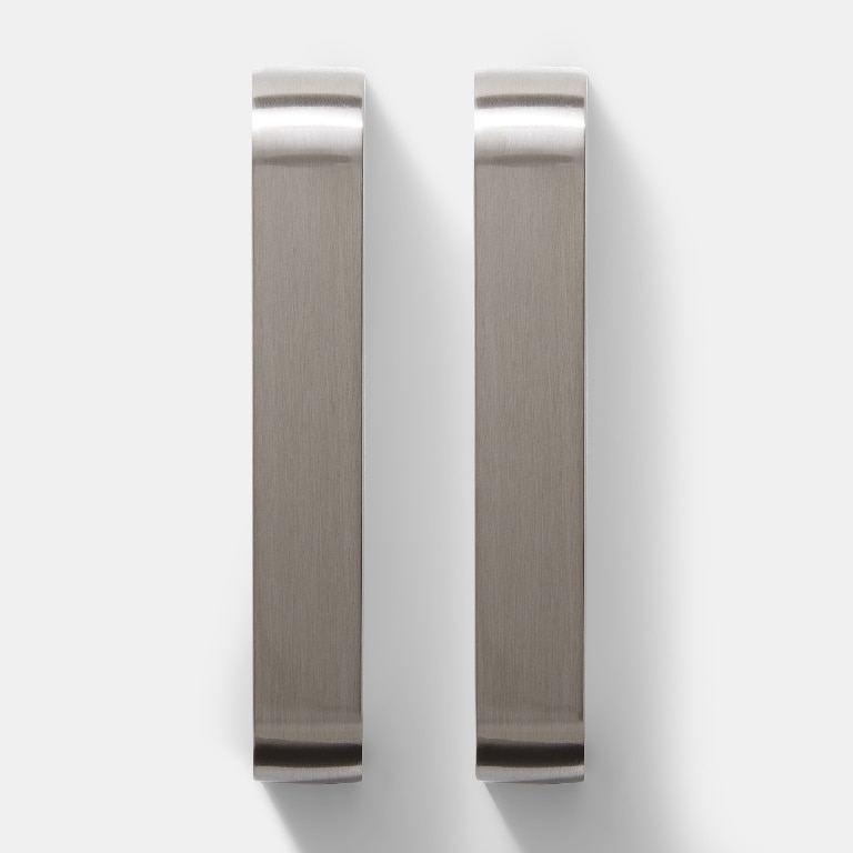 Maner rotund, 17 cm, gri, efect nichelat  GoodHome