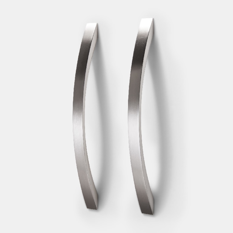 Set manere GOODHOME Sabaku, aluminiu, 26 cm, argintiu, 2 bucati