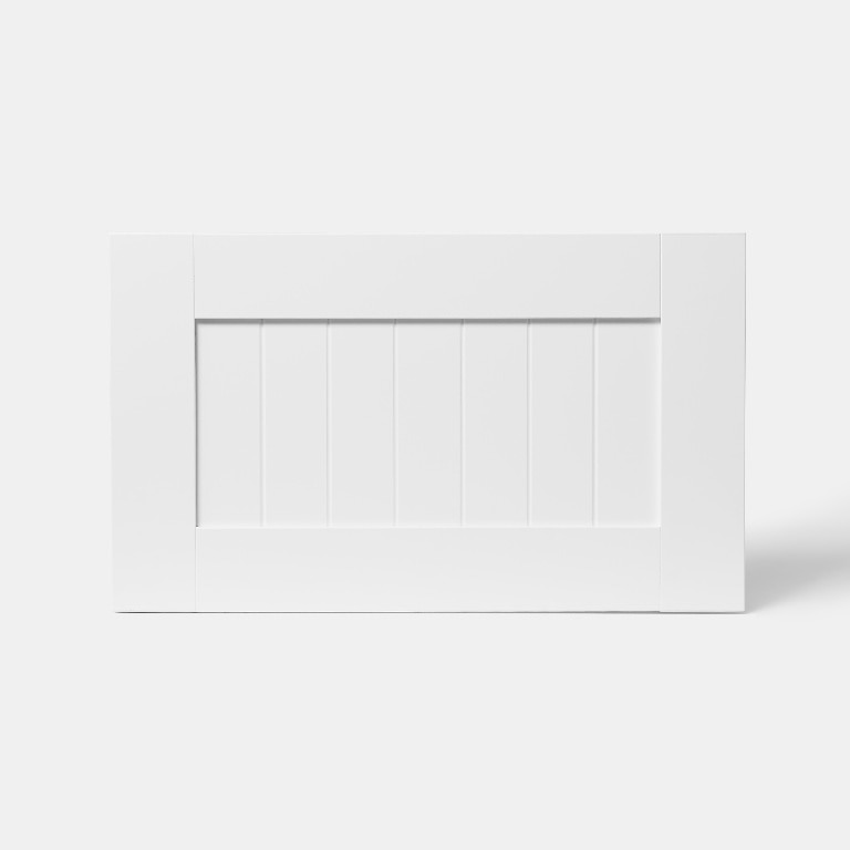 Front usa cu 2 sertare, 60 cm, alb, mat  GoodHome Alpinia