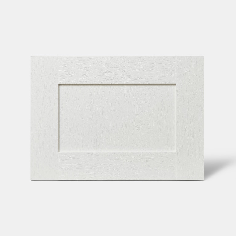 Front usa cu 2 sertare, 50 cm, crem, lucios • GoodHome Alpinia