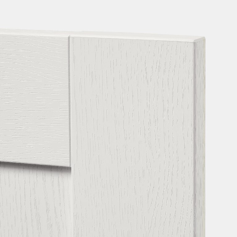 Front usa cu 3 sertare, 50 cm, crem, lucios • GoodHome Alpinia