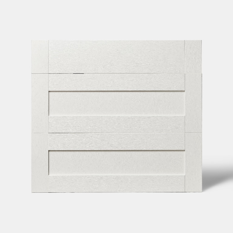 Front usa cu 3 sertare, 80 cm, crem, mat • GoodHome Alpinia