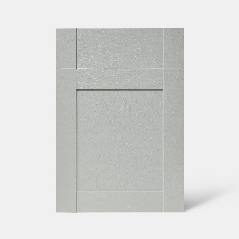 Front usa SERT, gri, lucios, 50 cm • GoodHome