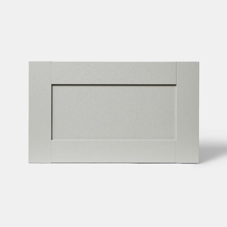 Front usa cu 2 sertare, 60 cm, gri, mat  GoodHome Alpinia