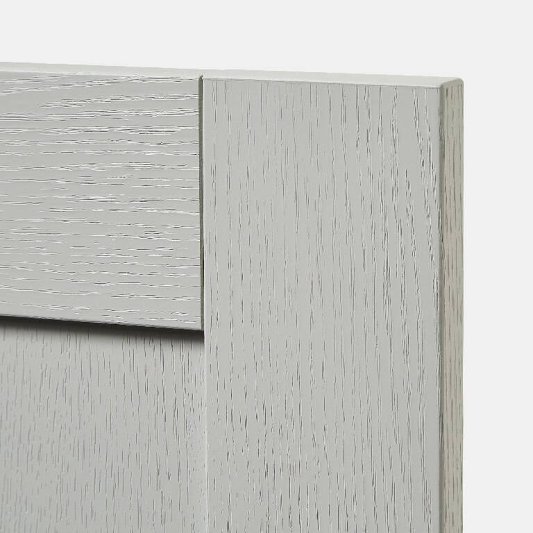 Front usa cu 3 sertare, 80 cm, gri, mat • GoodHome Alpinia