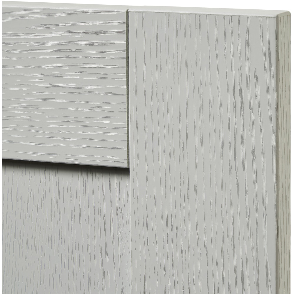 Front usa GOODHOME Alpinia, MDF, 60 x 100 x 1.8 cm, gri mat
