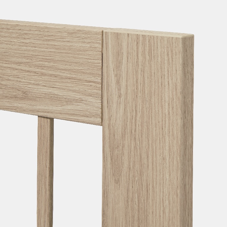 Front usa cu sticla, 50 cm, maro, stejar • GoodHome Alpinia