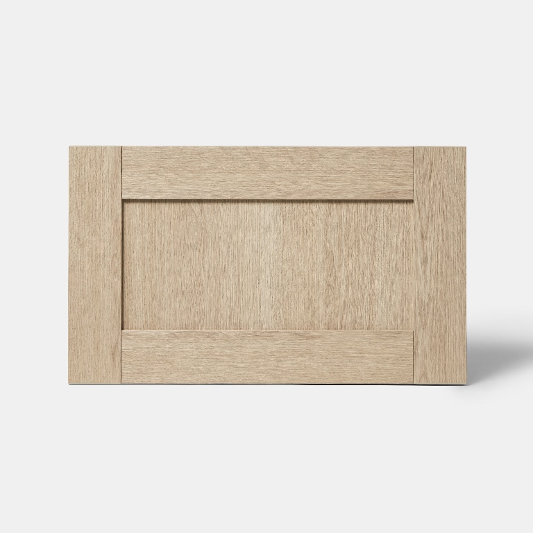Front usa cu 2 sertare, 60 cm, maro, finisaj stejar • GoodHome Alpinia