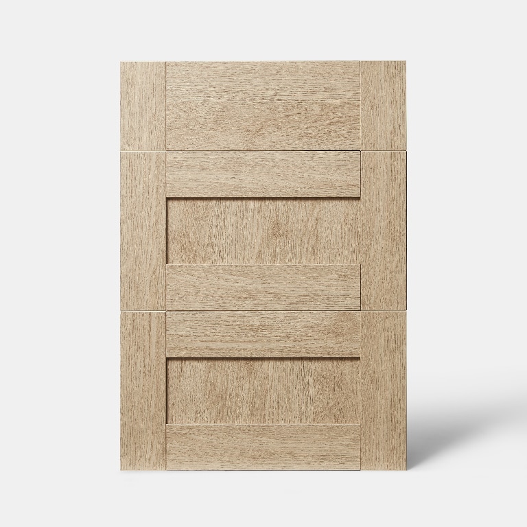 Front usa cu 3 sertare, 50 cm, maro, stejar • GoodHome Alpinia