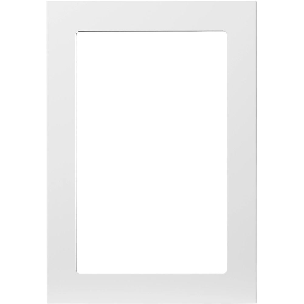 Front usa GOODHOME Stevia, Sticla,MDF, 49.7 x 71.5 x 1.8 cm, Alb