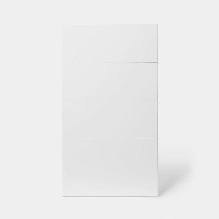 Front usa 4 sertare, alb, 40 cm  GoodHome Stevia