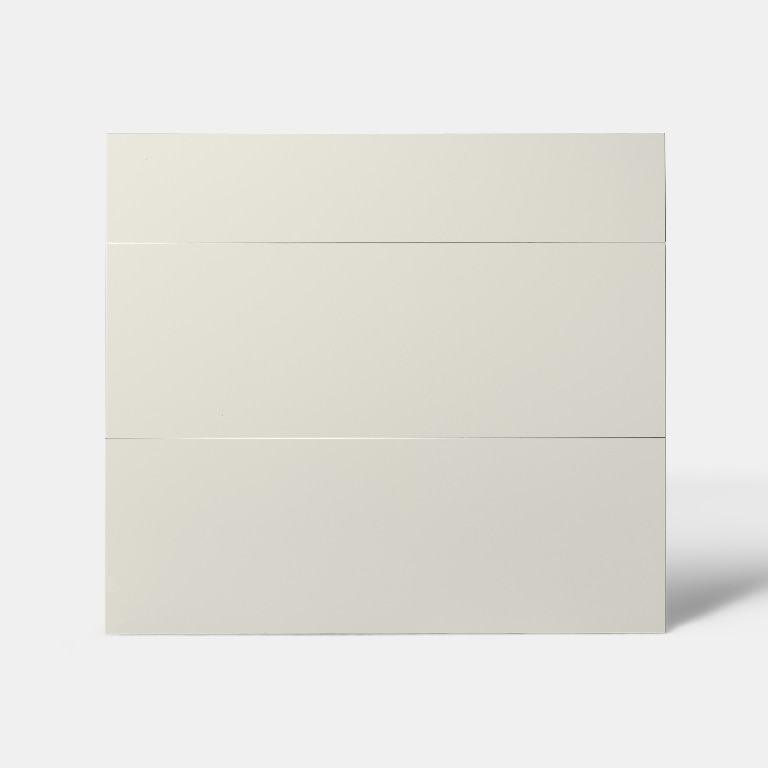 Front usa 3 sertare, crem, finisaj lucios, 80 cm • GoodHome, Stevia