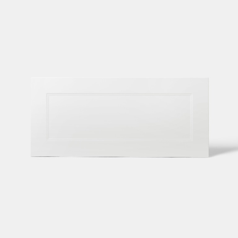 Front pliabil cu 2 sertare, 80 cm, alb  GoodHome Artemisia