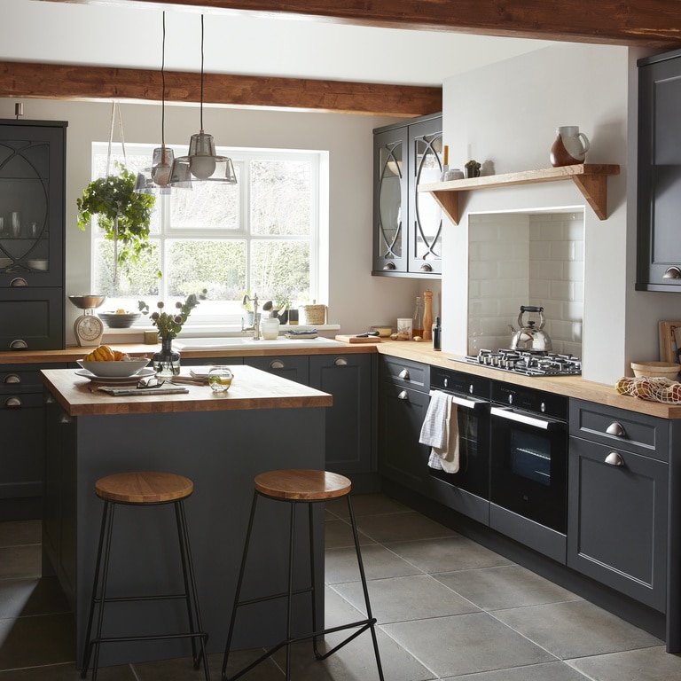 Front usa, 15 cm, gri, mat • GoodHome Artemisia