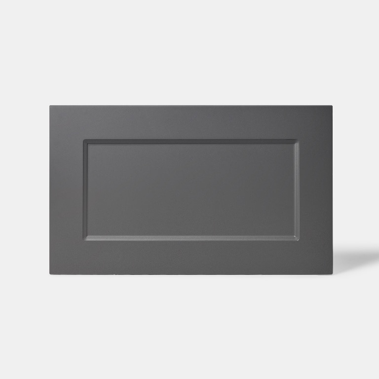 Front usa cu 2 sertare, 60 cm, gri, mat  GoodHome Artemisia