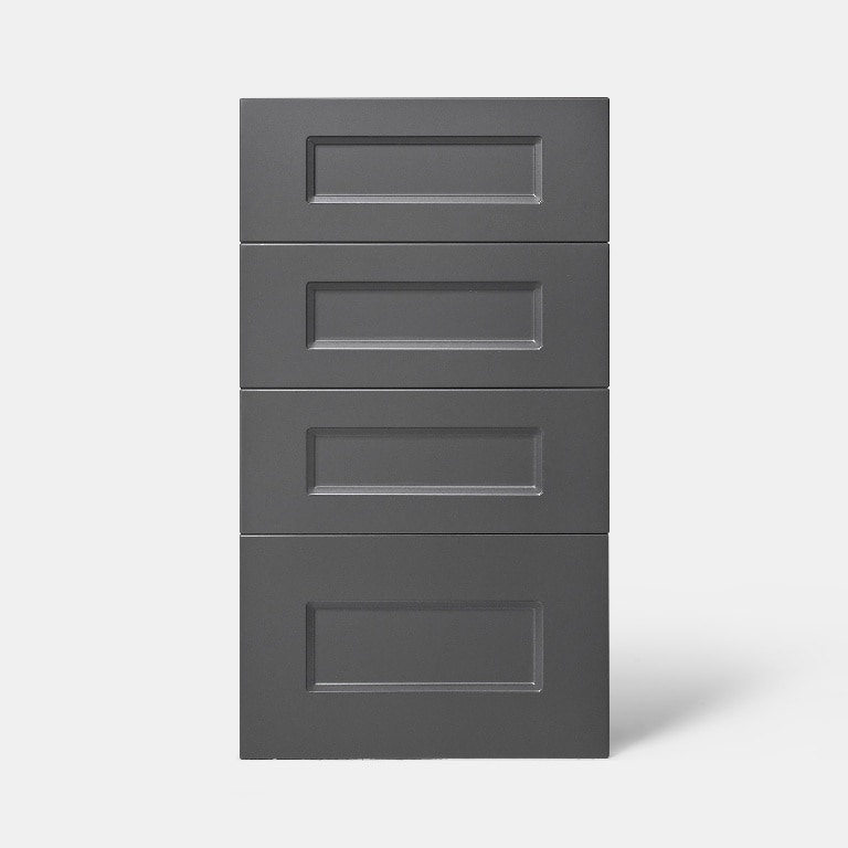 Front usa cu 4 setare GOODHOME Artemisia, 39.7 x 71.5 cm, MDF, gri