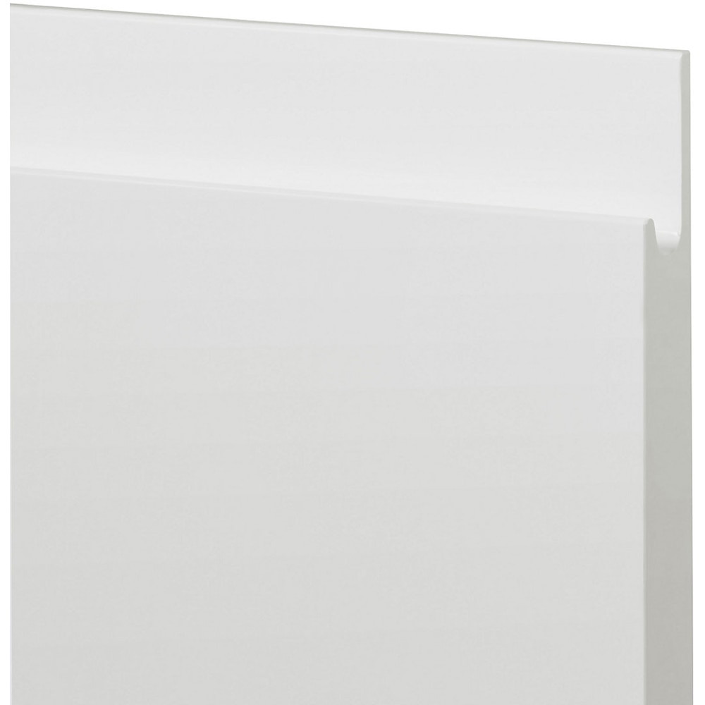 Front usa GOODHOME Garcinia, 39.7 x 71.5 cm, alb lucios