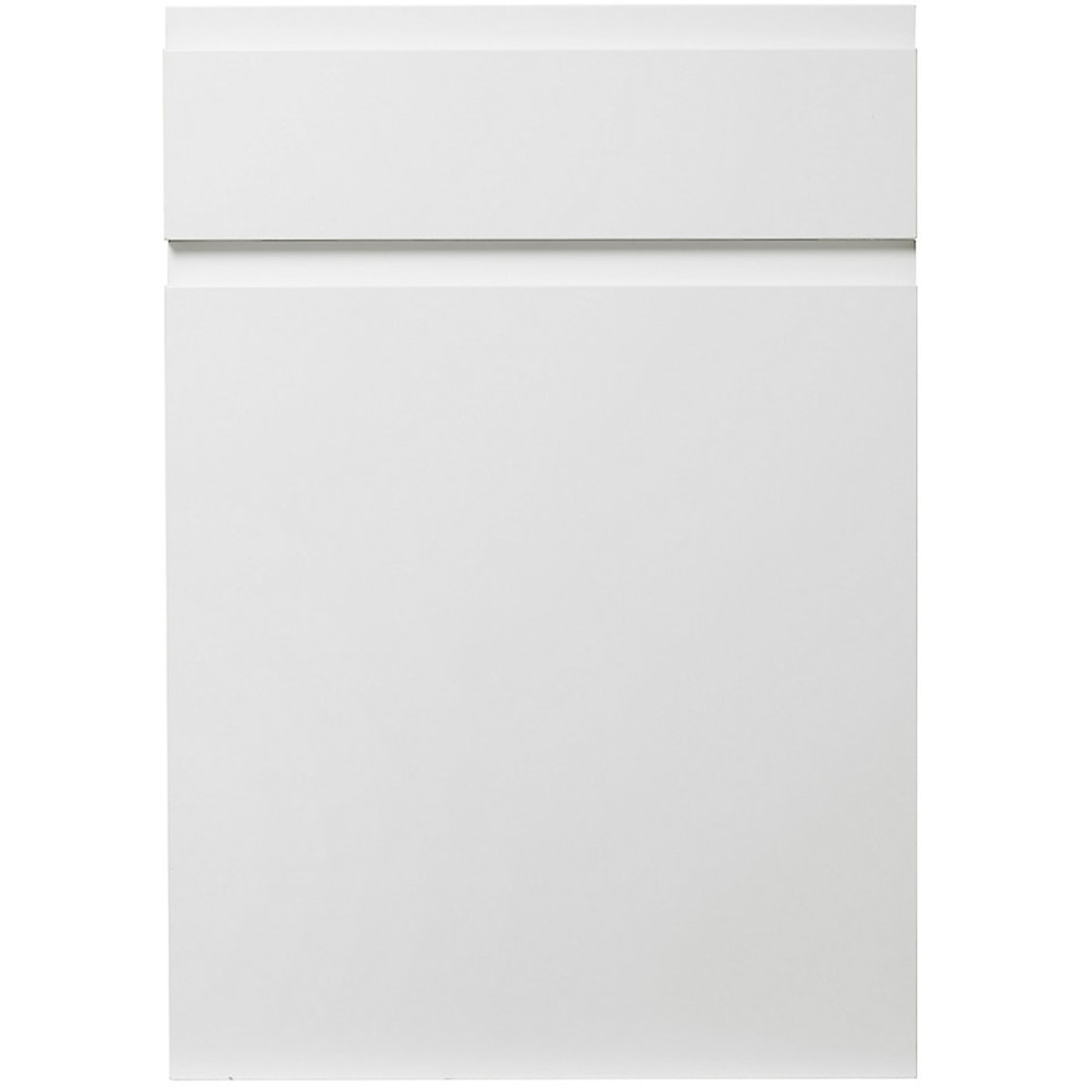 Front usa sertar GOODHOME Garcinia, 49.7 x 71.5 cm, alb lucios