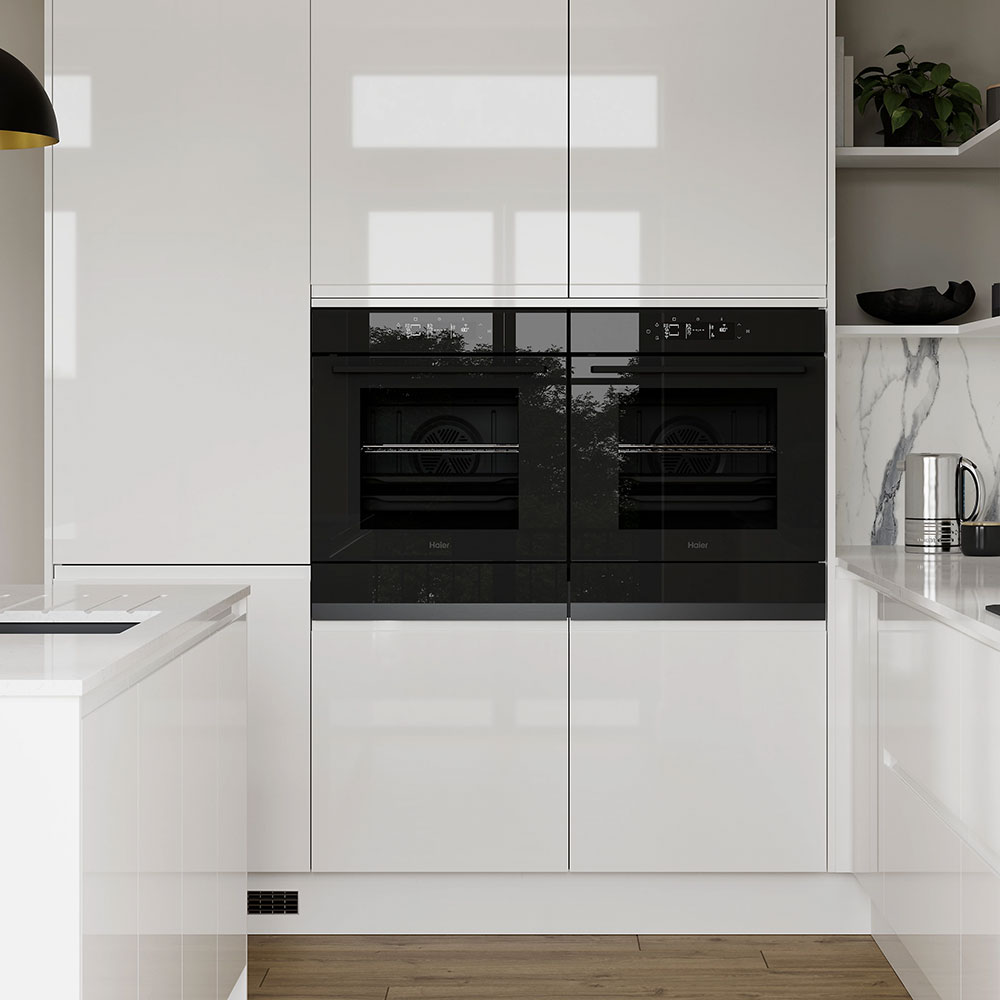 Front usa GOODHOME Garcinia, MDF, 59.7 x 128.7 x 1.8 cm, alb