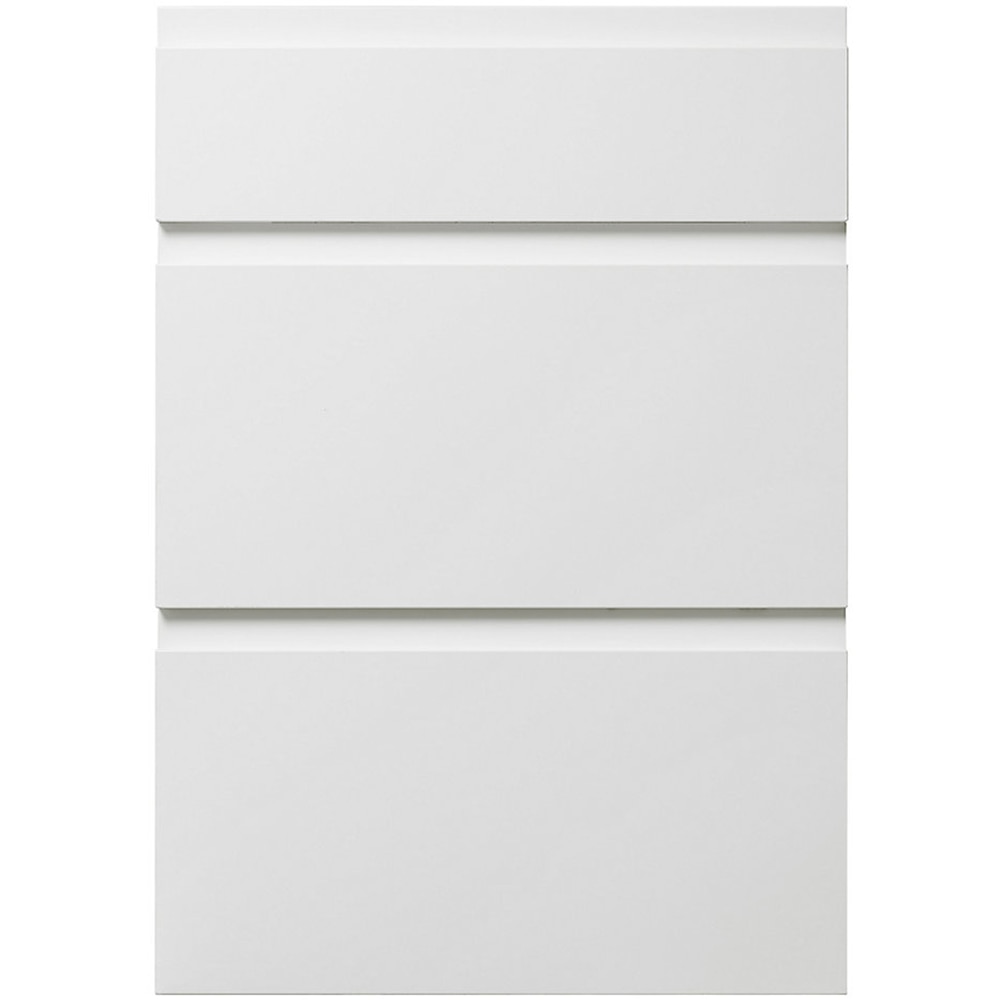 Front usa sertar GOODHOME Garcinia, 49.7 x 71.5 cm, alb lucios