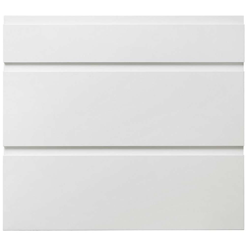 Front usa sertar GOODHOME Garcinia, 79.7 x 71.5 cm, alb lucios