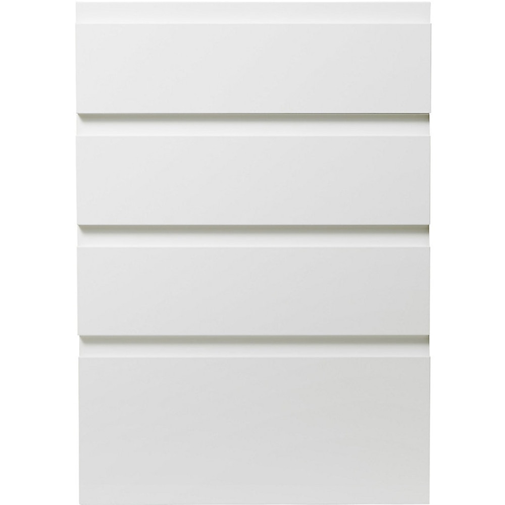 Front usa sertar GOODHOME Garcinia, 49.7 x 71.5 cm, alb lucios