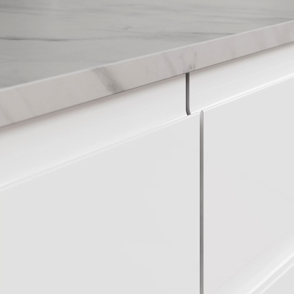 Panou electrocasnice GOODHOME Garcinia, 59.7 x 5.8 x 1.9 cm, MDF, alb 