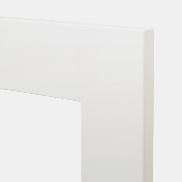 Front usa sticla, 50 cm, alb, lucios • GoodHome Alisma