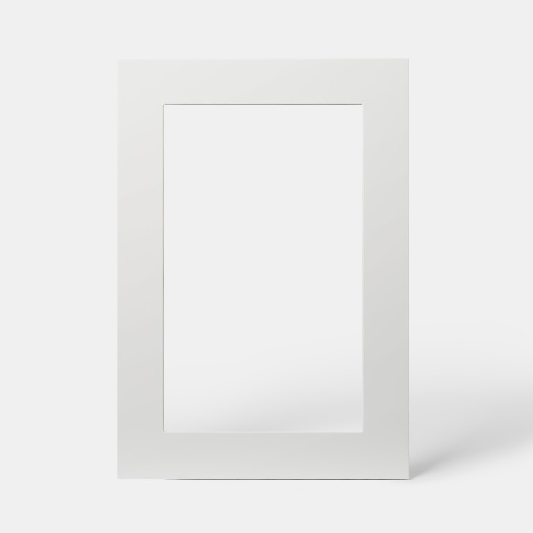 Front usa sticla, 50 cm, alb, lucios • GoodHome Alisma