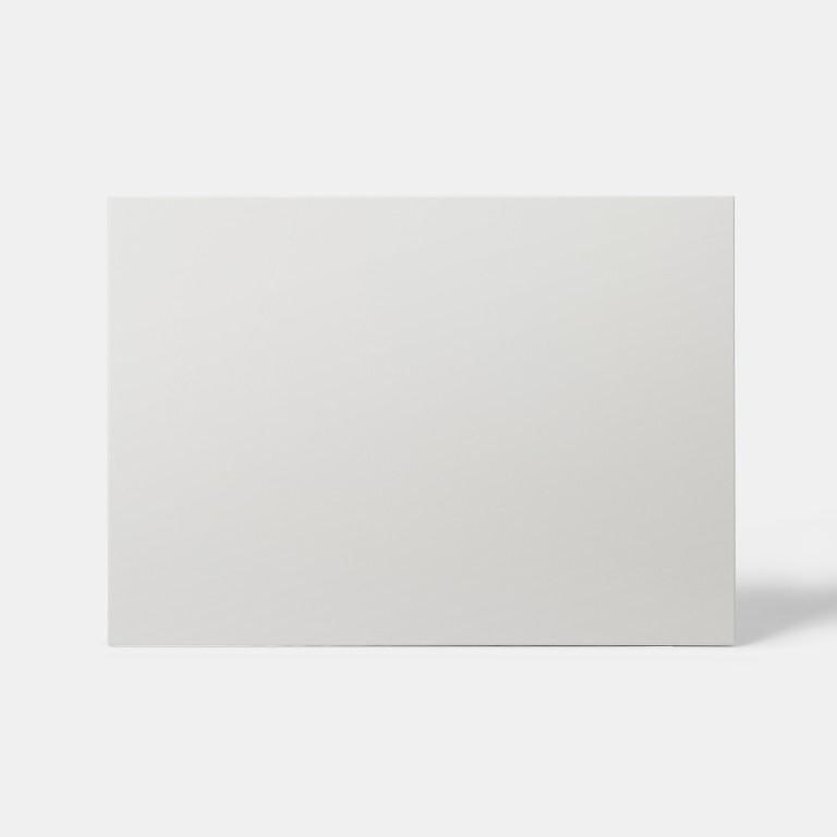 Front usa cu 2 sertare, 50 cm, alb, lucios  GoodHome Alisma