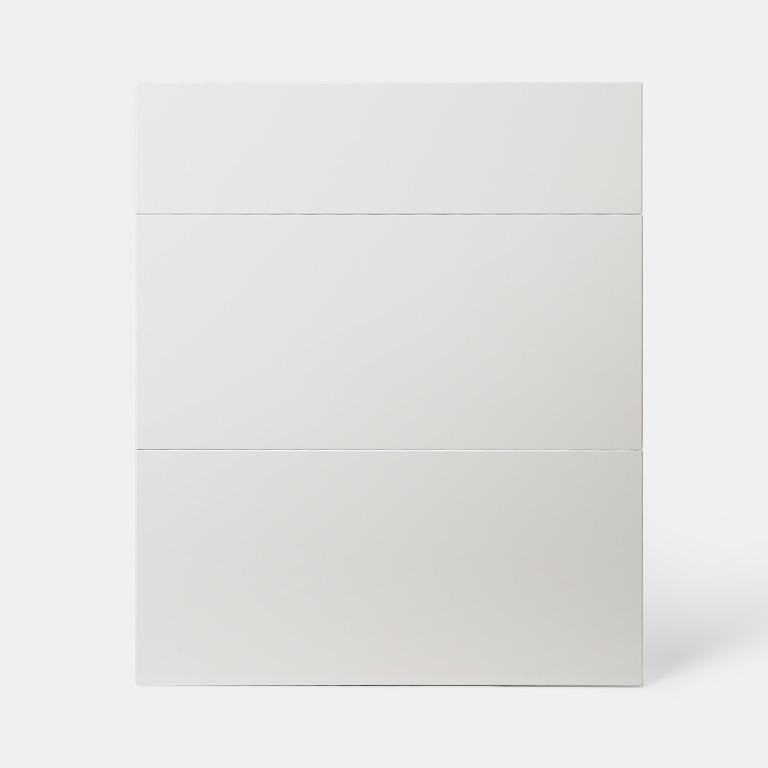 Front usa cu 3 sertare, 60 cm, alb, lucios • GoodHome Alisma