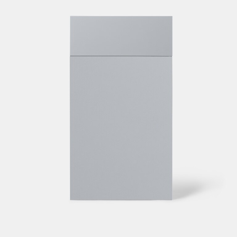 Front usa cu sertare, 40 cm, gri, lucios • GoodHome Alisma