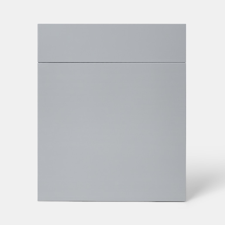 Front usa cu sertare, 60 cm, gri, lucios • GoodHome Alisma