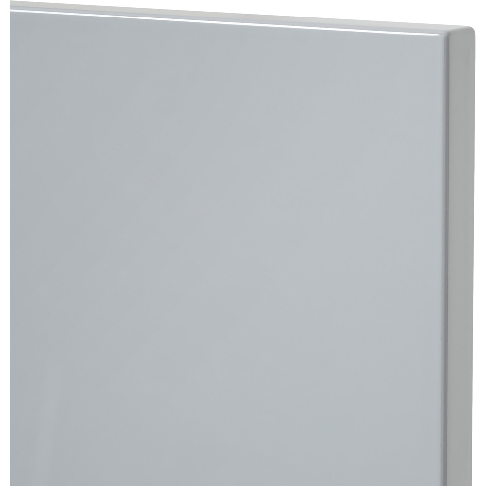 Front usa GOODHOME Alisma, MDF, 40 x 90 x 1.8 cm, gri deschis