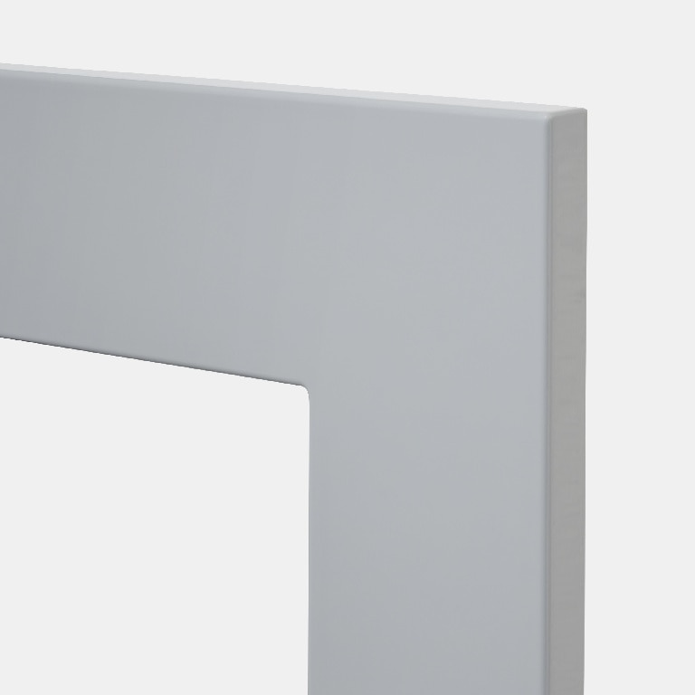 Front usa sticla, 30 cm, gri, lucios • GoodHome Alisma