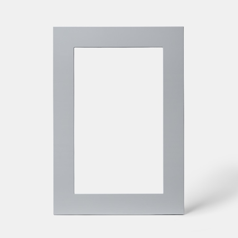 Front usa sticla, 50 cm, gri, lucios • GoodHome Alisma