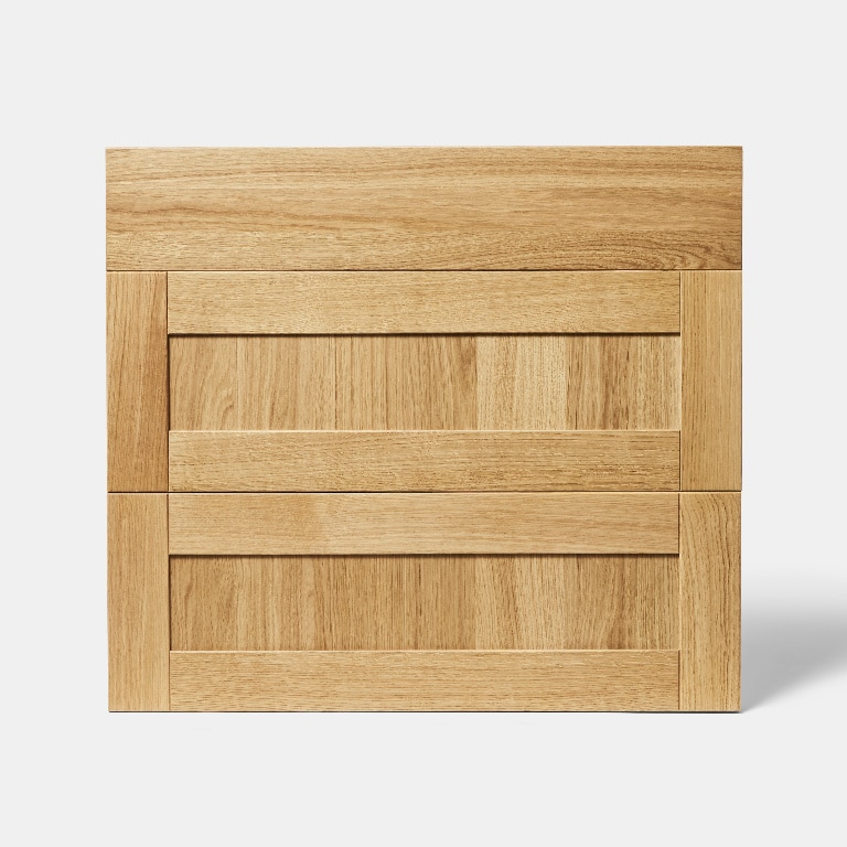 Fronturi usa 3 sertare, natur, 80 cm • Verbena