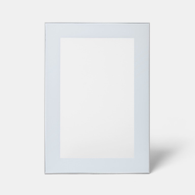 Front usa sticla, 50 cm, alb, mat  GoodHome Winterana