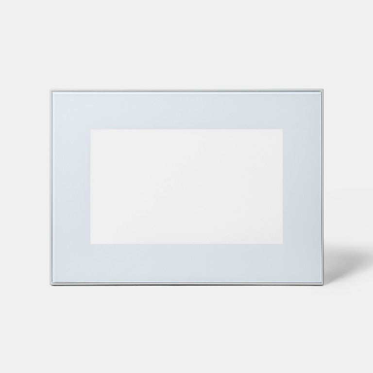 Usa dulap cu geam GOODHOME Winterana, 50 x 35.6 x 2 cm, alb