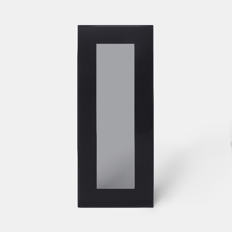 Front usa sticla, 30 cm, negru, mat • GoodHome Winterana