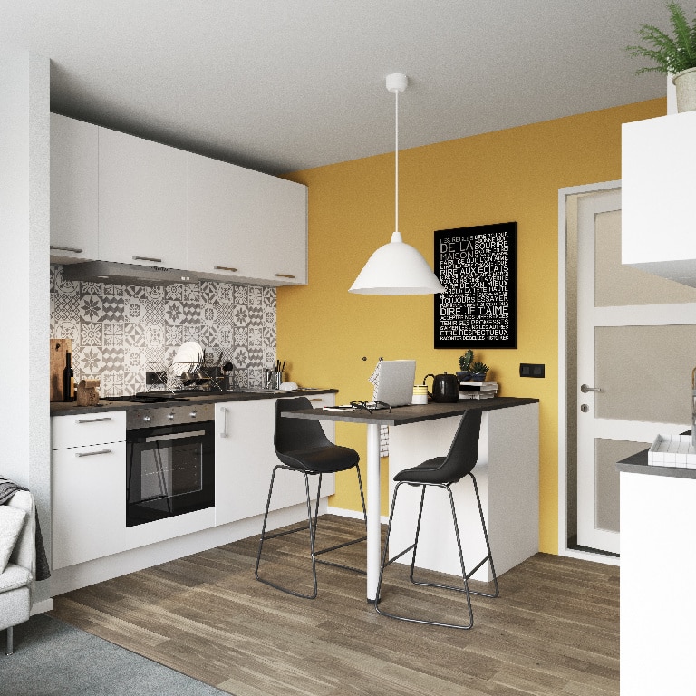 Front usa, 40 cm, alb, mat  GoodHome Balsamita