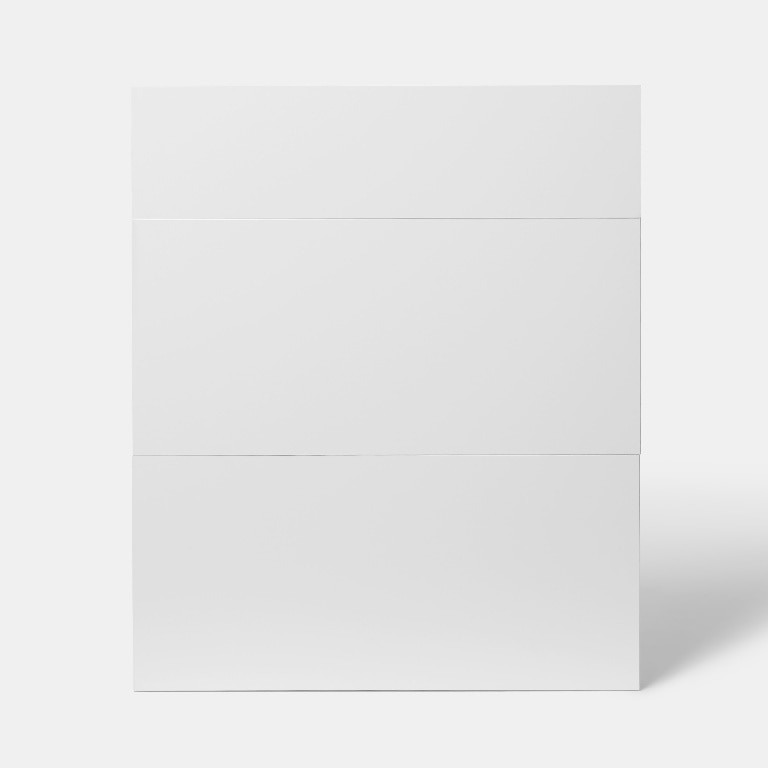 Front usa cu 3 sertare, 60 cm, alb, mat • GoodHome Balsamita